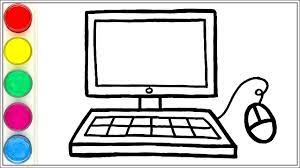 how to draw a computer