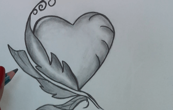 Beautiful:8iqgixfk_Pu= Heart Drawing