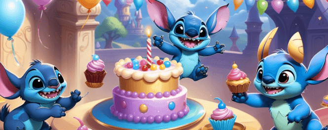 Cute:6skfmn9z7xs= Stitch Birthday