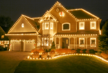 Christmas Light Installation