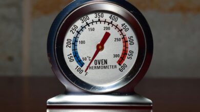 oven temperature specification note
