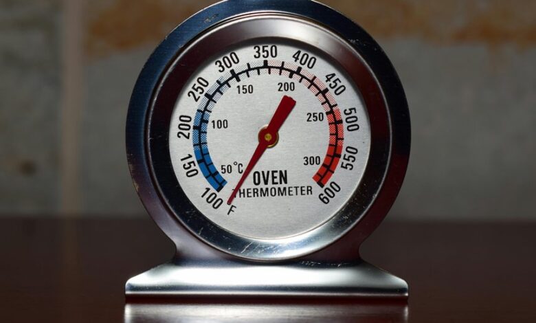oven temperature specification note